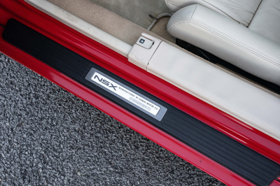 1991 Acura NSX in Formula Red over Ivory