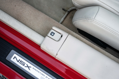1991 Acura NSX in Formula Red over Ivory