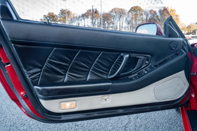 1991 Acura NSX in Formula Red over Ivory