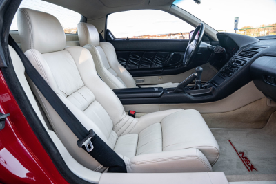 1991 Acura NSX in Formula Red over Ivory