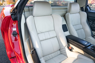 1991 Acura NSX in Formula Red over Ivory