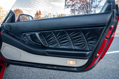 1991 Acura NSX in Formula Red over Ivory