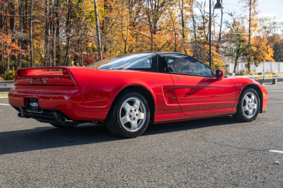 1991 Acura NSX in Formula Red over Ivory