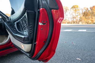 1991 Acura NSX in Formula Red over Ivory