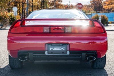 1991 Acura NSX in Formula Red over Ivory