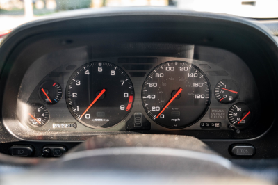 1991 Acura NSX in Formula Red over Ivory