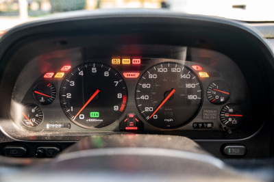 1991 Acura NSX in Formula Red over Ivory
