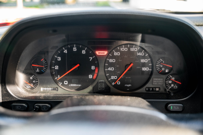 1991 Acura NSX in Formula Red over Ivory