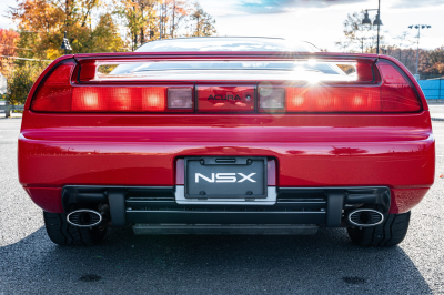 1991 Acura NSX in Formula Red over Ivory
