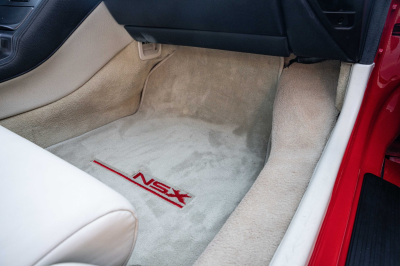 1991 Acura NSX in Formula Red over Ivory