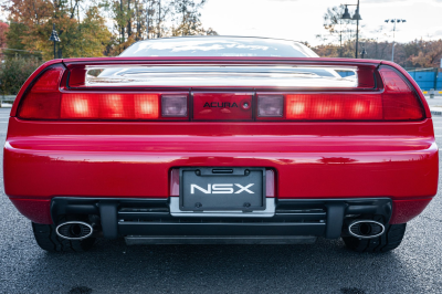 1991 Acura NSX in Formula Red over Ivory
