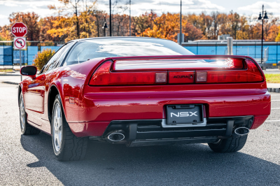 1991 Acura NSX in Formula Red over Ivory