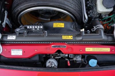 1991 Acura NSX in Formula Red over Ivory