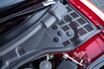 1991 Acura NSX in Formula Red over Ivory