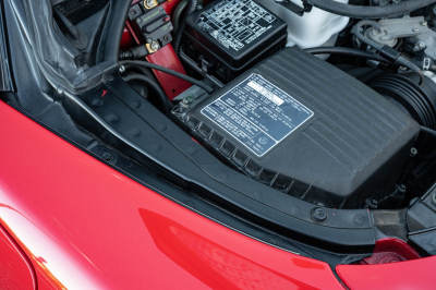 1991 Acura NSX in Formula Red over Ivory