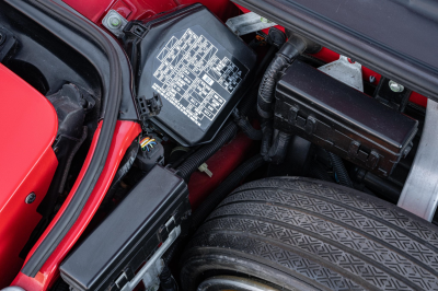 1991 Acura NSX in Formula Red over Ivory