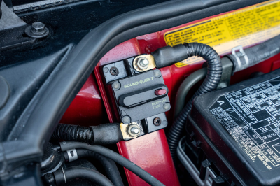 1991 Acura NSX in Formula Red over Ivory