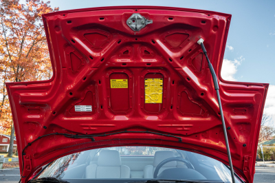 1991 Acura NSX in Formula Red over Ivory