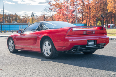 1991 Acura NSX in Formula Red over Ivory