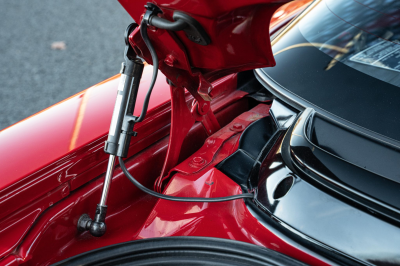 1991 Acura NSX in Formula Red over Ivory