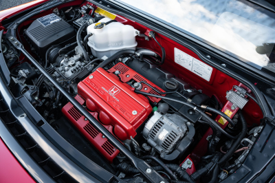 1991 Acura NSX in Formula Red over Ivory