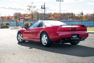 1991 Acura NSX in Formula Red over Ivory