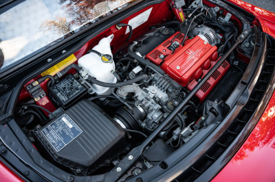 1991 Acura NSX in Formula Red over Ivory