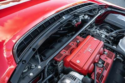 1991 Acura NSX in Formula Red over Ivory