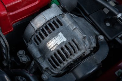 1991 Acura NSX in Formula Red over Ivory