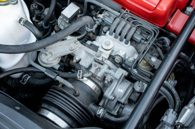 1991 Acura NSX in Formula Red over Ivory