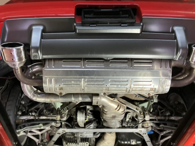 1991 Acura NSX in Formula Red over Ivory