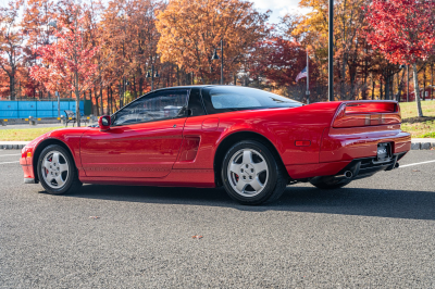 1991 Acura NSX in Formula Red over Ivory