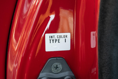 1991 Acura NSX in Formula Red over Ivory