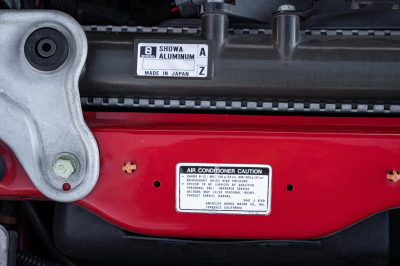 1991 Acura NSX in Formula Red over Ivory