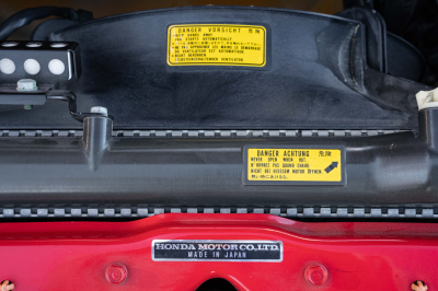 1991 Acura NSX in Formula Red over Ivory