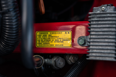 1991 Acura NSX in Formula Red over Ivory