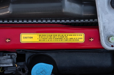 1991 Acura NSX in Formula Red over Ivory