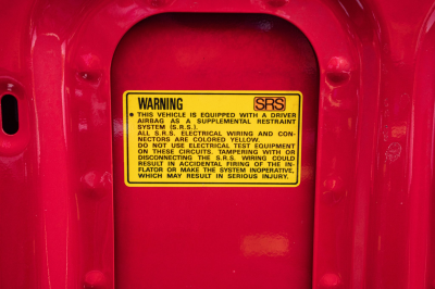 1991 Acura NSX in Formula Red over Ivory