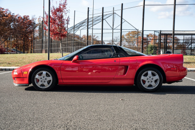 1991 Acura NSX in Formula Red over Ivory
