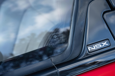 1991 Acura NSX in Formula Red over Ivory