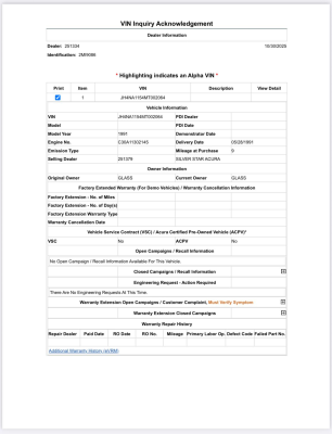 1991 Acura NSX in Formula Red over Ivory