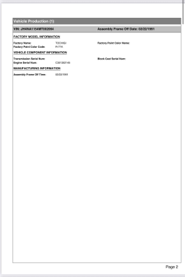 1991 Acura NSX in Formula Red over Ivory