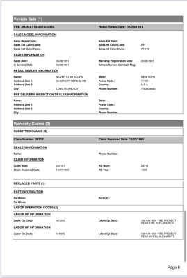 1991 Acura NSX in Formula Red over Ivory