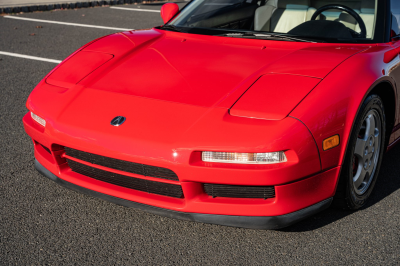 1991 Acura NSX in Formula Red over Ivory