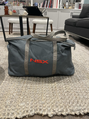 1991 Acura NSX in Formula Red over Ivory