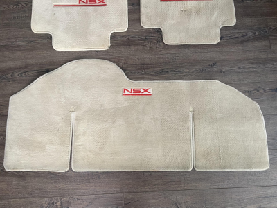 1991 Acura NSX in Formula Red over Ivory