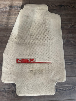 1991 Acura NSX in Formula Red over Ivory