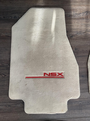 1991 Acura NSX in Formula Red over Ivory