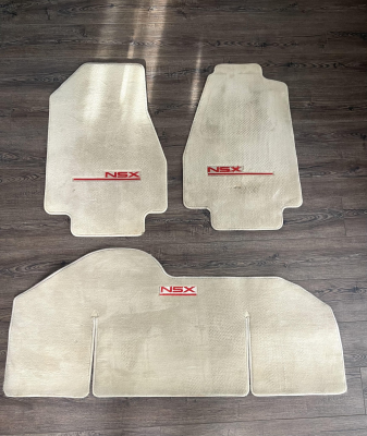 1991 Acura NSX in Formula Red over Ivory