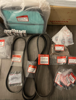 1991 Acura NSX in Formula Red over Ivory